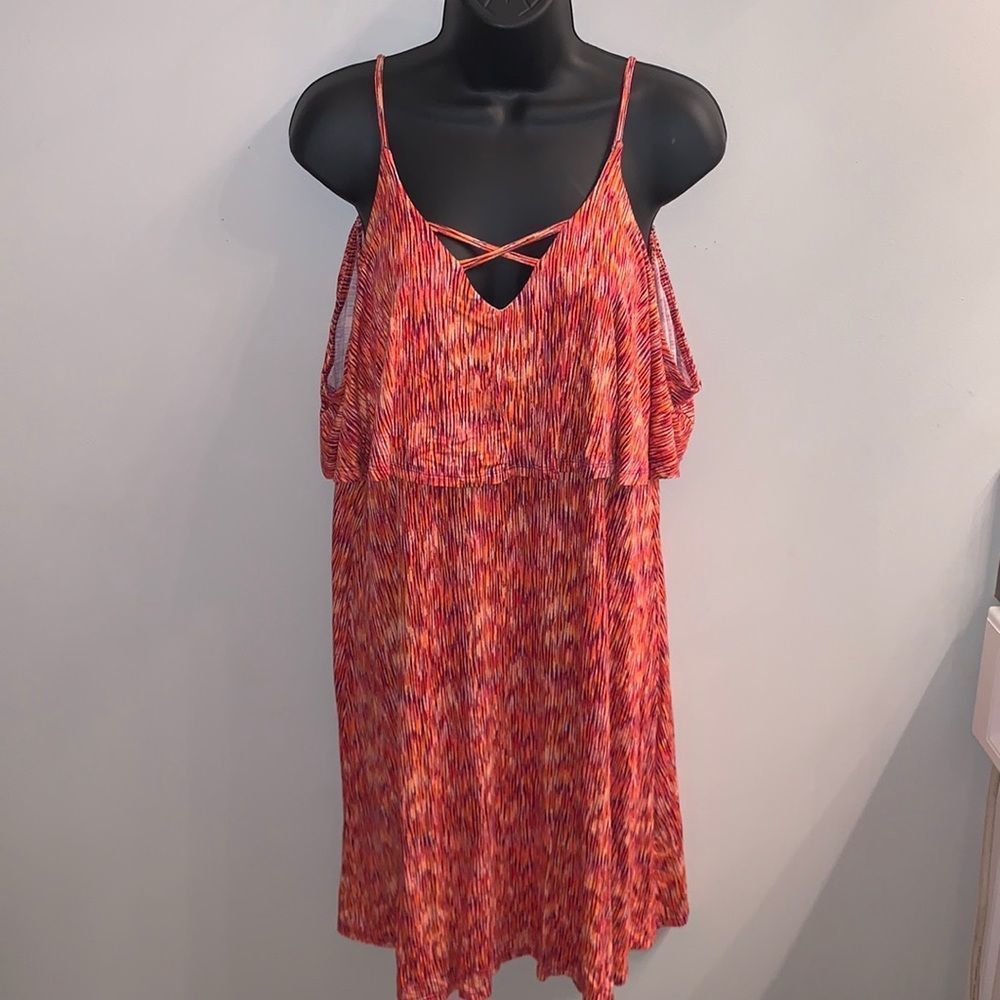 Patterned Ruffle Top Summer Dress
